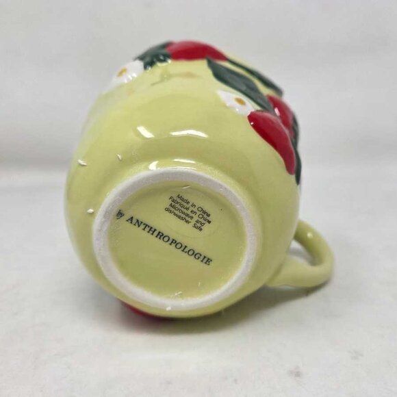 New Anthropologie Foster Icon strawberry stonewear mug - Picture 6 of 8